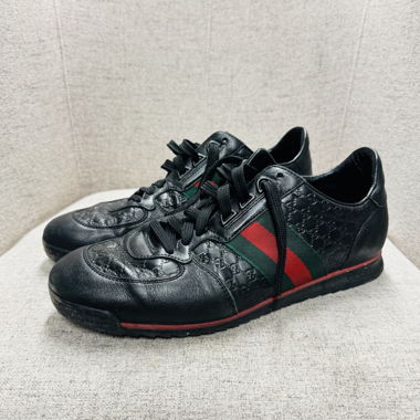 Black Designer Sneakers Gucci