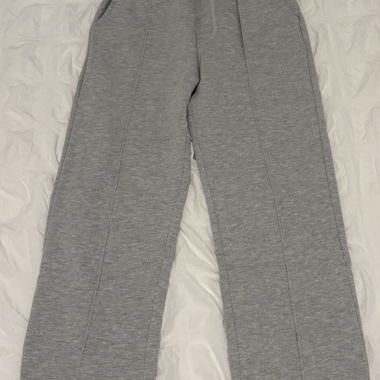 Graue Casual-Joggerhose