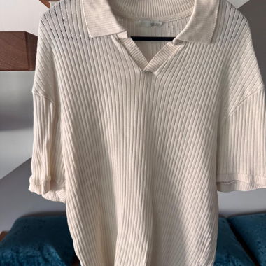 Zara Ripp-Top in Ecru