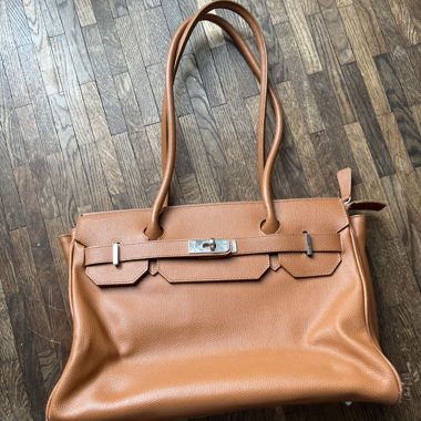 Brown Leather Handbag
