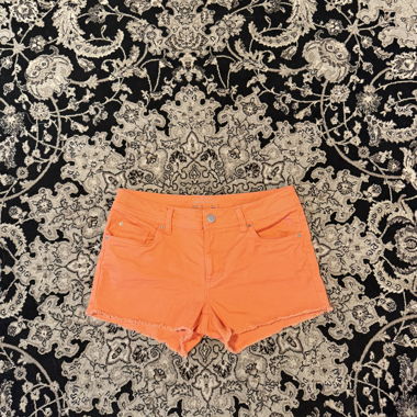 Pantaloncini di jeans arancioni