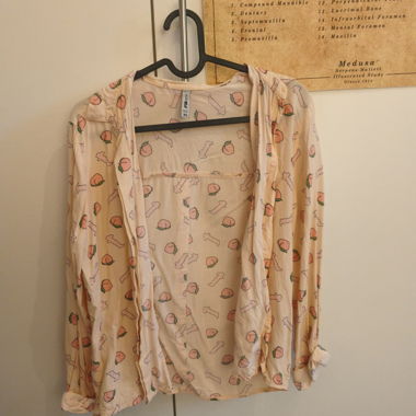 Chemise legere motif pêche