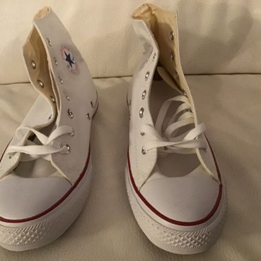 Converse All Star high-top white sneakers new 