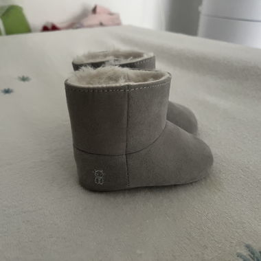 Scarpine-stivaletti bebè OBAÏBI grigio