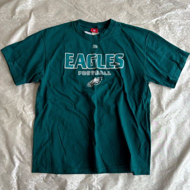 T-shirt Eagles baggy boxy spessa senza cuciture verde verde scuro