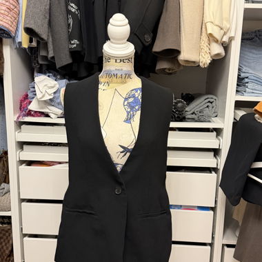 Gilet/Blazer sans manche noir Zara 