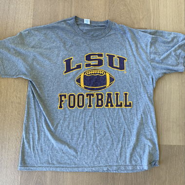 T-shirt da football LSU XL