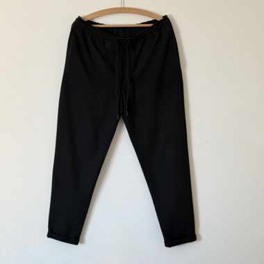 Zara Black Trousers with Elastic Waistband