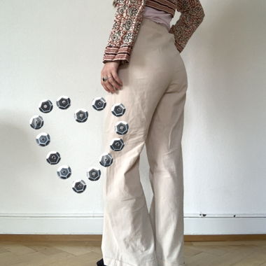 FREE Beige Flowing Pants