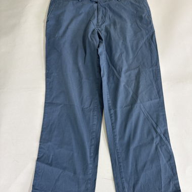 Chinos en coton bleu