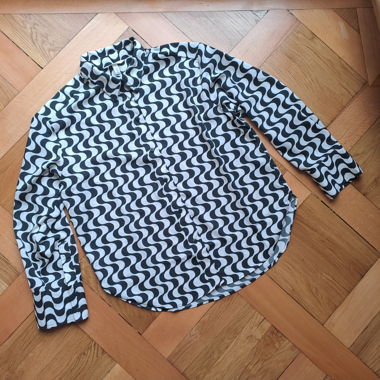 Funky black and white shirt