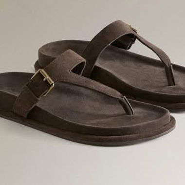 Braune Zara-Sandalen