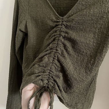 Khaki / Grüne Bluse