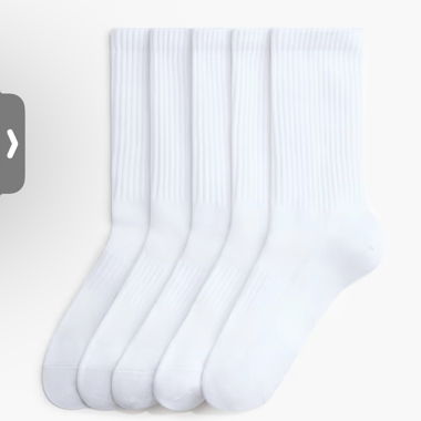 White High Socks H&M Socks 5-Pack
