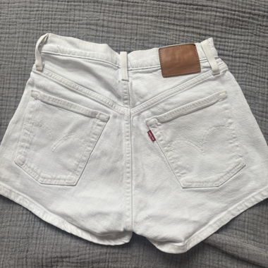 White denim shorts 501