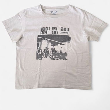 T-shirt baby grafico bianco Brandy Melville