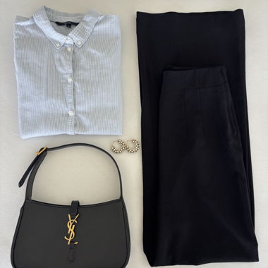 Elegante schwarze Hose H&M Grösse 34