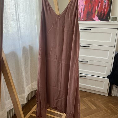 Abito in viscosa rosa SET