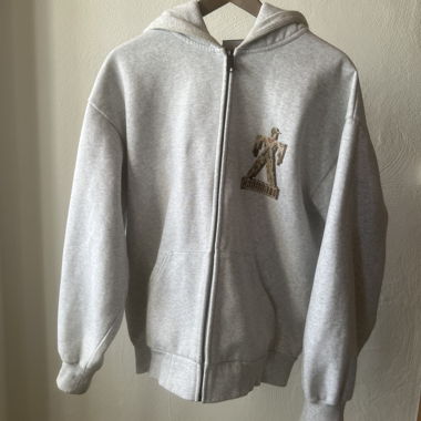 Grey Carhartt Zip Up Hoodie 