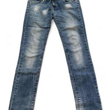 Jeans taille basse Y2K