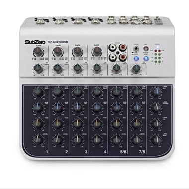 SubZero SZ-MIX08USB 8-channel USB mixer/interface