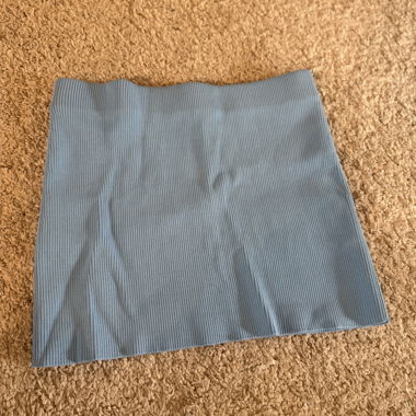 Gonna in maglia blu ZARA