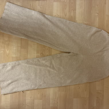 Pantalon en tissu taille haute Zara