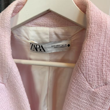 Blazer rosa Zara