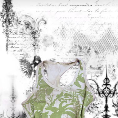 Top vert vintage