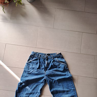 Blaue Jorts von Zara