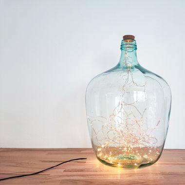 Upcycling Design Flaschen-Lampe 