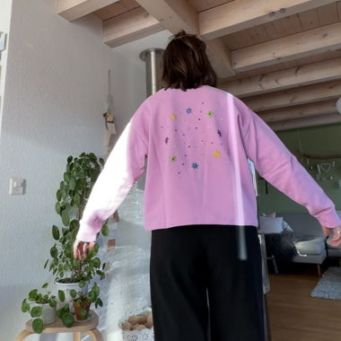 Levi's Pulli mit handbesticktem Rücken