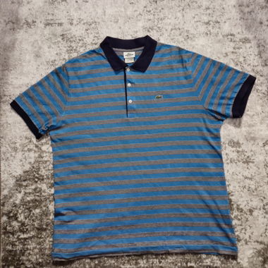 Vintage Lacoste Polo Shirt gestreift