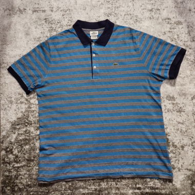 Vintage Lacoste Polo Shirt gestreift