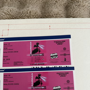 2x Dardan Vip Tickets mit Meet and greet