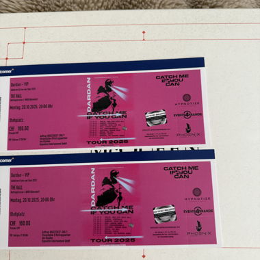2x Dardan Vip Tickets mit Meet and greet