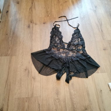 2 body neri in pizzo XL
