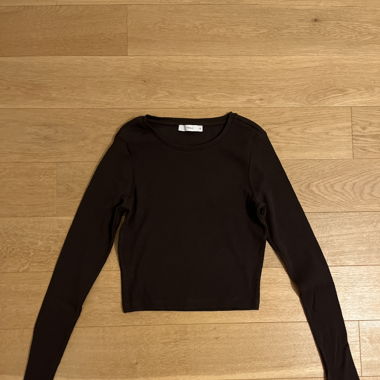 langärmliges croptop