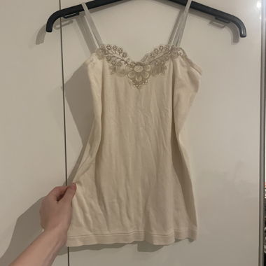 super mignon cami top avec dentelle