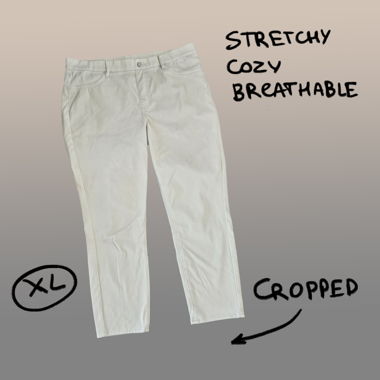 UNIQLO ULTRA STRETCH CROPPED LEGGINGS PANTS XL