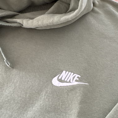 Felpa con cappuccio verde Nike, taglia XL