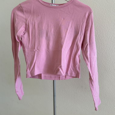 Pinkes Langarmshirt