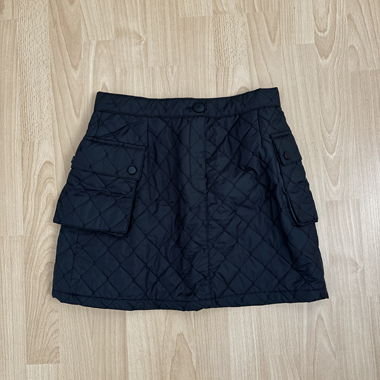 Quilted Skirt Black