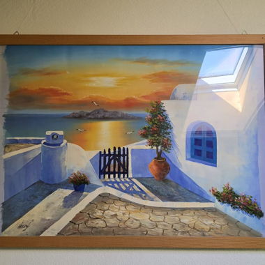 Tableau mural encadré paysage