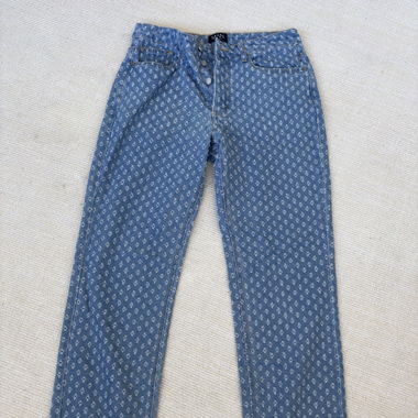 Perforated jeans