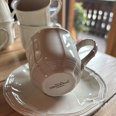 Lot de 6 tasses sous-tasses espresso Villeroy&Boch