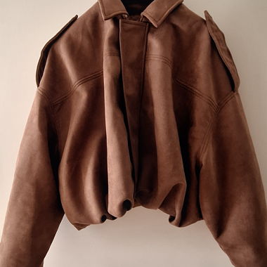 Braune Kurzjacke