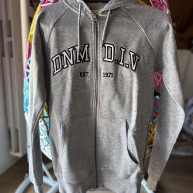 Graue Zip-Hoodie