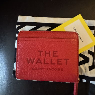 Red Marc Jacobs Leather Wallet