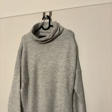 Langer Rollkragen Pullover, Gr. EU S, Damen 